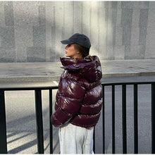 Load image into Gallery viewer, Women's  Hood Casual Stand Collar Zipper Long Sleeve Jacket
