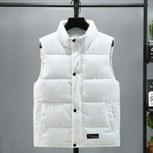 Load image into Gallery viewer, 2025 New Vest Jacket Men's Autumn Winter Warm Coat Stand Collar Padded Waistcoat Corduroy Work Wear Male Clothes M-5XL
