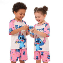 Cargar imagen en el visor de la galería, Summer Short Sleeve Capybara Kids Pajamas Sets
