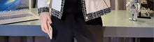 Load image into Gallery viewer, Men's Black Male  Splicing  Korean Reviews Stylish Jacket
