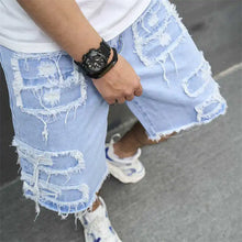 Load image into Gallery viewer, Ripped Denim Distressed Cat Whiskers Short
