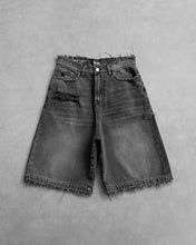 Load image into Gallery viewer, Men Ripped Holes Washed Denim Distressed Jeans
