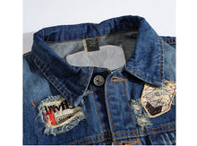Load image into Gallery viewer, Men Denim Vest Jacket
