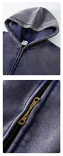画像をギャラリービューアに読み込む, Men Batik Washed Zipper Hoodied And Sweatpants Set
