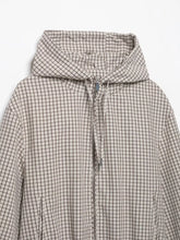 Load image into Gallery viewer, Jackets &amp; Coats Women's Autumn 2026 New Plaid Hooded Fashion Loose Elegant Young Women Jacket Chic Autumn Holiday Street Jackets
