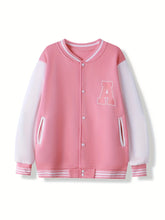 Load image into Gallery viewer, Women Bomber  Baseball Oversize Varsity Jacket
