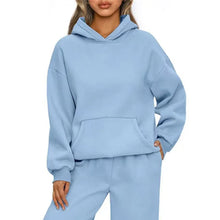 Load image into Gallery viewer, Autumn Winter Casual Sports hoodie Sweatshirt Solid-color long-sleeve Women's Fashion Loose hoodie Women's tops pullover
