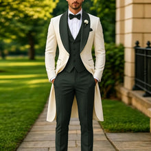 Load image into Gallery viewer, Men's Summer 3-Piece Tailcoat Suit

