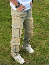 Load image into Gallery viewer, Casual Straight Jeans Mens Vintage Multi Pocket Patchwork Denim Jeans
