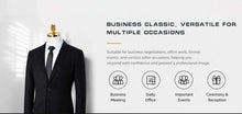 Load image into Gallery viewer, Men's Suits Complete Men's Suits 3‑Piece Outfit Set Elegant Wrinkle‑Resistant Well‑Tailored For Wedding Business Meetings

