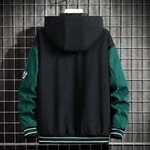 Load image into Gallery viewer, Autumn Winter Fleece Jacket Men 10XL Plus Size Varsity Jacket Fashion Sleeve Patchwork Coat Male Warm Jackets Big Size 10XL
