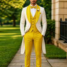 Load image into Gallery viewer, Men's Summer 3-Piece Tailcoat Suit

