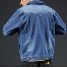 Lade das Bild in den Galerie-Viewer, Denim  Men Casual Loose Jacket
