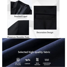 Load image into Gallery viewer, Mens Sport Coat Casual Blazer One Button Business Suit Jacket Formal Dress Suit Coat Slim Fit Suit Jackets Spring Autumn
