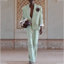Load image into Gallery viewer, Men t Notch Lapel Solid Color Straight Fit  Suit
