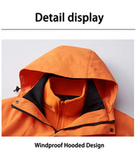 Load image into Gallery viewer, Men's 3-in-1 Jacket with Removable Fleece Liner, Waterproof Windproof Coat for Hiking, Camping, Travel and Daily Outdoor Use
