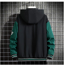 Load image into Gallery viewer, Autumn Winter Fleece Jacket Men 10XL Plus Size Varsity Jacket Fashion Sleeve Patchwork Coat Male Warm Jackets Big Size 10XL
