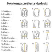 Load image into Gallery viewer, Men's Suit 2-Piece (Jacket+Pants) lightweight Striped Double Breasted Blazer
