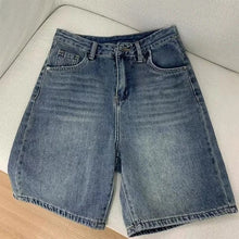 Load image into Gallery viewer, Women Casual Denim Shorts
