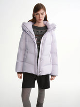 Load image into Gallery viewer, DUSHU Puff Down Jacket Long and Short Styles of Goose Down Jacket Women Fox Fur Collar 2025 Winter Outerwear Simple Commuting
