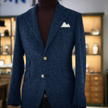 Load image into Gallery viewer, Men's Herringbone Slim Fit Suit Jacket
