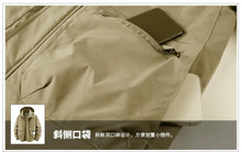 Load image into Gallery viewer, Winter Coat Men Windbreakers Waterproof Jackets Hoodies Male Outerwear Multi-pocket Motorcycle Cargo Coats Parkas Men Clothing
