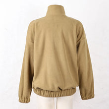 Load image into Gallery viewer, Original Fall Winter Lamb Fleece Hoodie Women Casual Loose Thick Zipper Long Sleeve Lapel Pullover Top Lady Hoodies Streetwear
