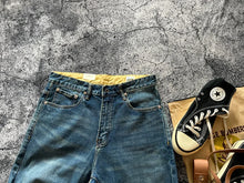 Load image into Gallery viewer, 14OZ Red Ear American Classic fit straight drum cotton ball Denim Jeans
