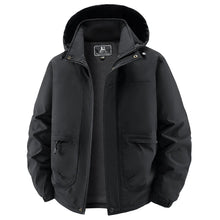 Load image into Gallery viewer, Winter Coat Men Windbreakers Waterproof Jackets Hoodies Male Outerwear Multi-pocket Motorcycle Cargo Coats Parkas Men Clothing
