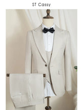 Load image into Gallery viewer, High Quality Luxury Men's Slim-Fit Wedding Coat Full Mens Suit
