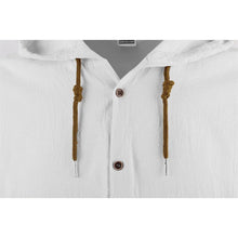 Load image into Gallery viewer, Men's Hooded Long Sleeve  Solid Color Shirts
