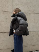 Load image into Gallery viewer, Women's New Breadms Cotton Short Hooded  Jacket
