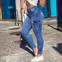 Lade das Bild in den Galerie-Viewer, Denim Casual Skinny Jeans
