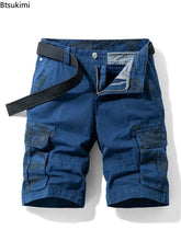 Load image into Gallery viewer, Men Casual Loose Cargo Shorts
