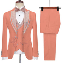 Load image into Gallery viewer, 3-Piece Jacket Vest Pants Suit
