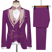 Load image into Gallery viewer, 3-Piece Jacket Vest Pants Suit
