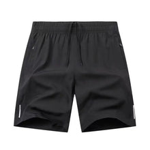 Load image into Gallery viewer, Men Beach Shorts Elastic Drawstring Waist Quick-Drying Casual Short Pants with Reinforced Pockets Street Quick-drying Shorts
