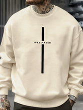 Charger l'image dans la galerie, Way Maker Line Simple Printed Sweatshirt
