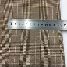 Load image into Gallery viewer, Men Houndstooth Plaid Jacket Vest Pants 3 Pieces  Suit
