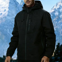 Load image into Gallery viewer, Men's Outdoor Jacket Waterproof Windbreaker Sports Climbing Trekking Multiple Pockets Skiing Softshell Zipper Hooded Jackets
