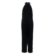 Load image into Gallery viewer, High Neck Sleeveless Wide Leg Jumpsuit
