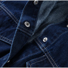 Load image into Gallery viewer, Casual Denim Jacket Pants Set Women Lace Up Lapel Pocket Single Breasted Coat Straight Jeans 2025 Spring High Street Outfit Lady
