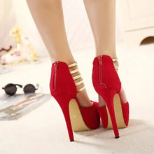 Load image into Gallery viewer, 13CM Woman Fashion Platform High Heeled Sandals
