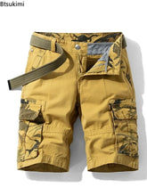 Load image into Gallery viewer, Men Casual Loose Cargo Shorts
