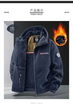 Load image into Gallery viewer, Winter New Fashionable Plush Thickened Warm Hooded Jacket
