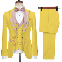 Load image into Gallery viewer, 3-Piece Jacket Vest Pants Suit
