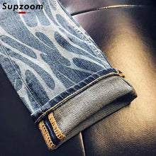 Load image into Gallery viewer, Zipper Fly Stonewashed Casual Patchwork Jeans
