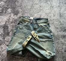 Load image into Gallery viewer, 14OZ American vintage  red ear high-end loose straight leg denim pants

