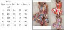 Load image into Gallery viewer, Bohemian Sleeveless Female Sexy Suspender Painted Printed Dresses
