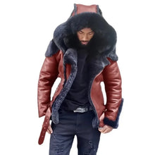 Load image into Gallery viewer, Men's  Faux Leather European and American Coat
